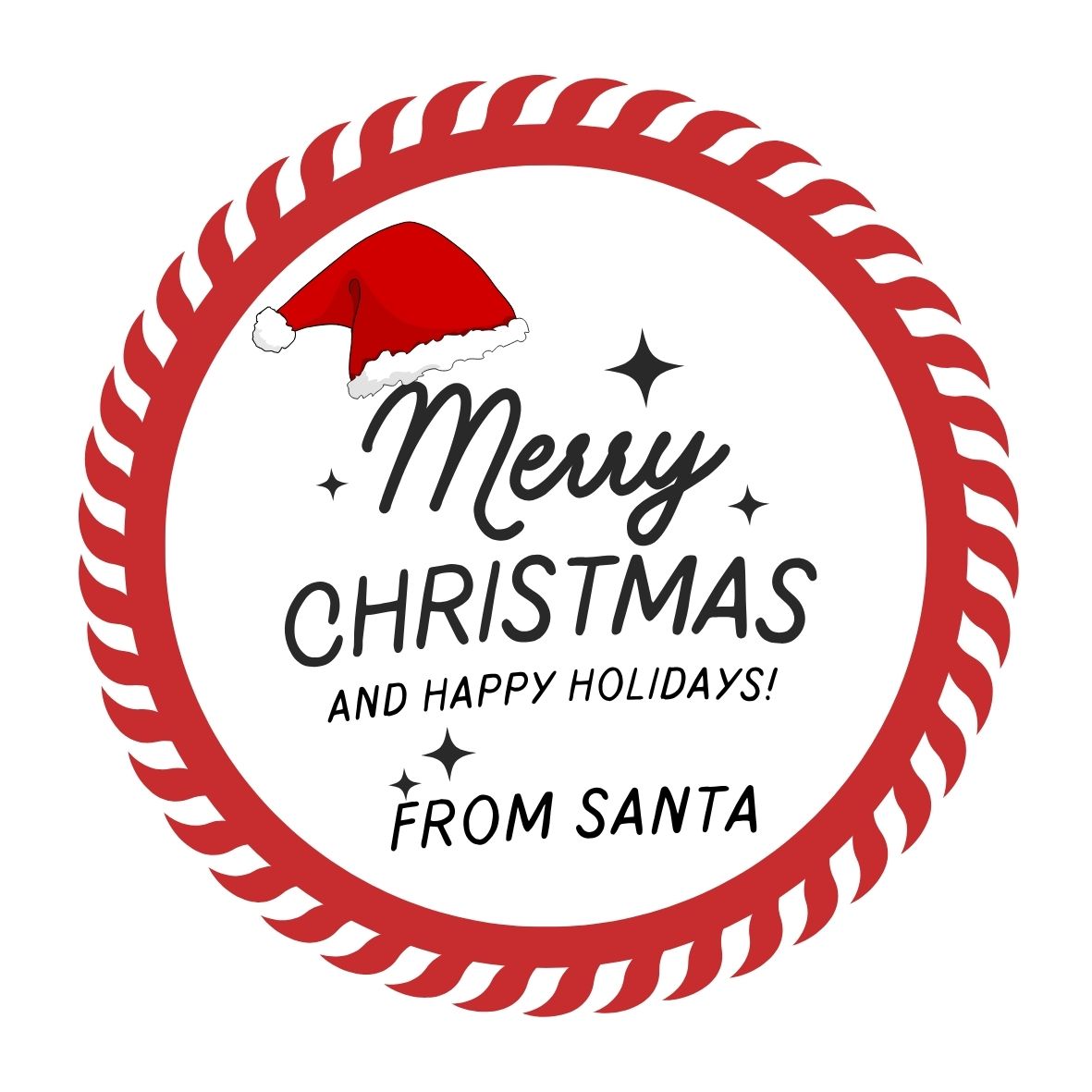 Santa Gift Tags