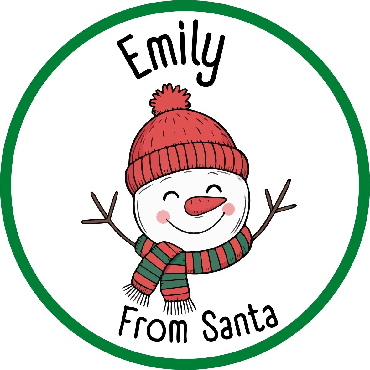 Personalized Santa Gift Tags