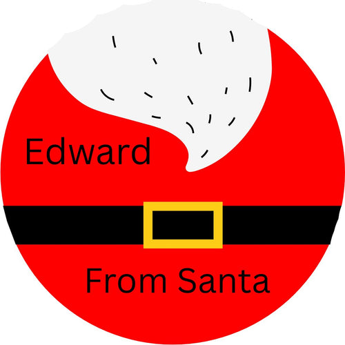 Personalized Santa Gift Tags