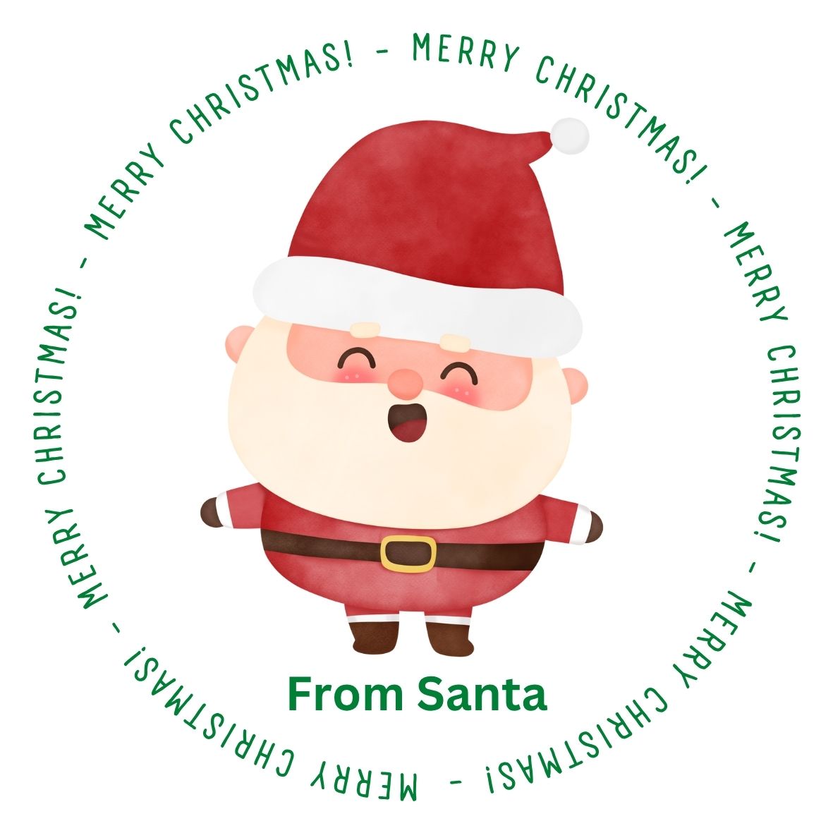 Santa Gift Tags